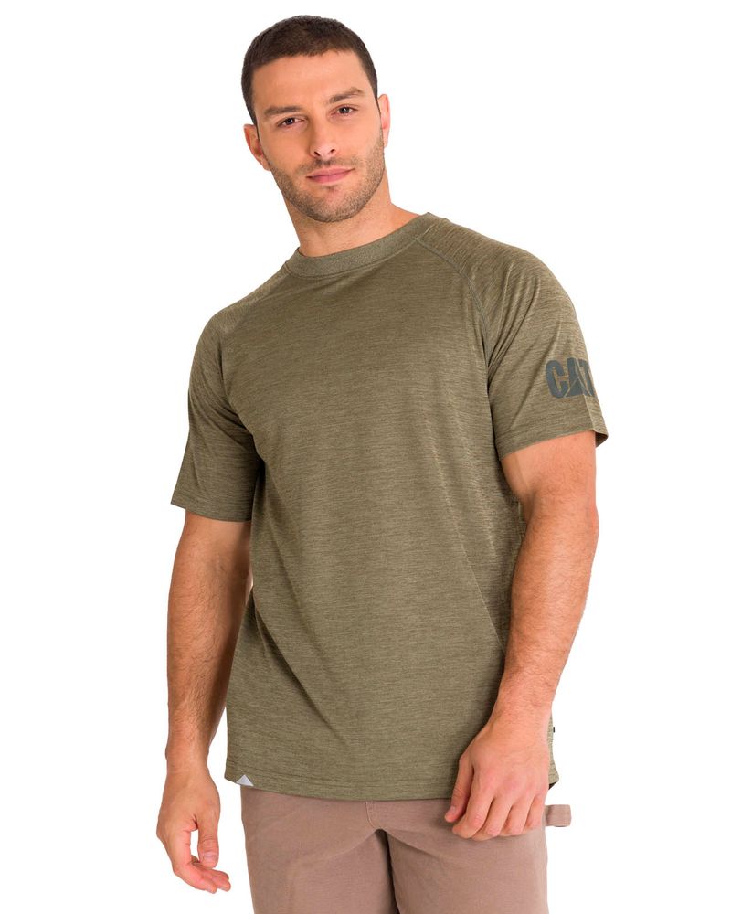 Polera-Manga-Corta-Hombre-LIGHTWEIGHT-COOLING-S-S-CREW-TEE-Oliva-Cat