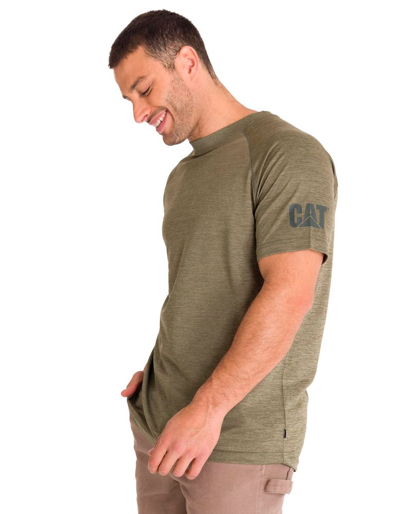 Polera-Manga-Corta-Hombre-LIGHTWEIGHT-COOLING-S-S-CREW-TEE-Oliva-Cat