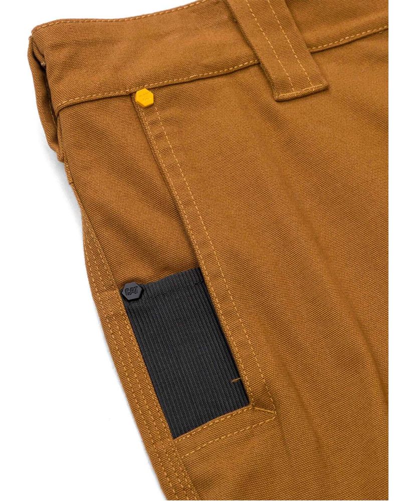 Pantalon-Tiro-Medio-Casual-Hombre-BRUSH-PANT-Cafe-Cat