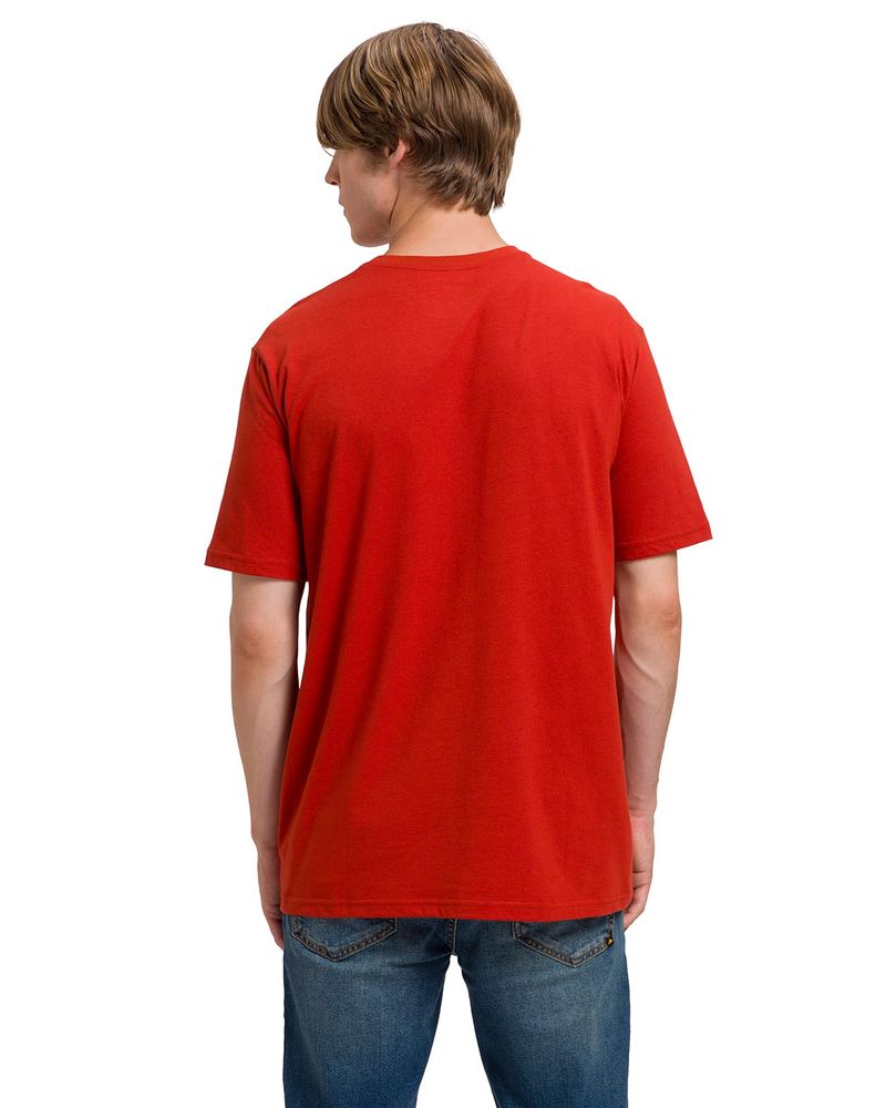 Polera-Manga-Corta-Casual-Hombre-RETRO-DANNY-DIESEL-GRAPHIC-TEE-Roja-Cat