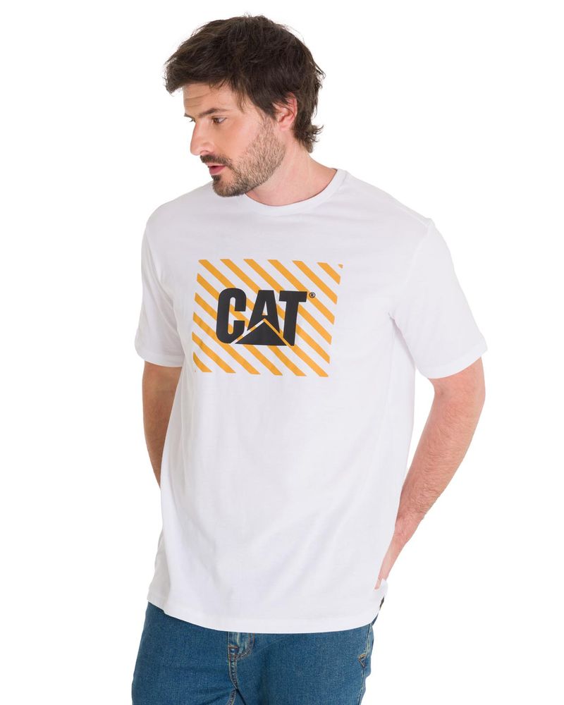 Polera-Manga-Corta-Hombre-EVERYDAY-WORKWEAR-GRAPHIC-TEE-Blanca-Cat