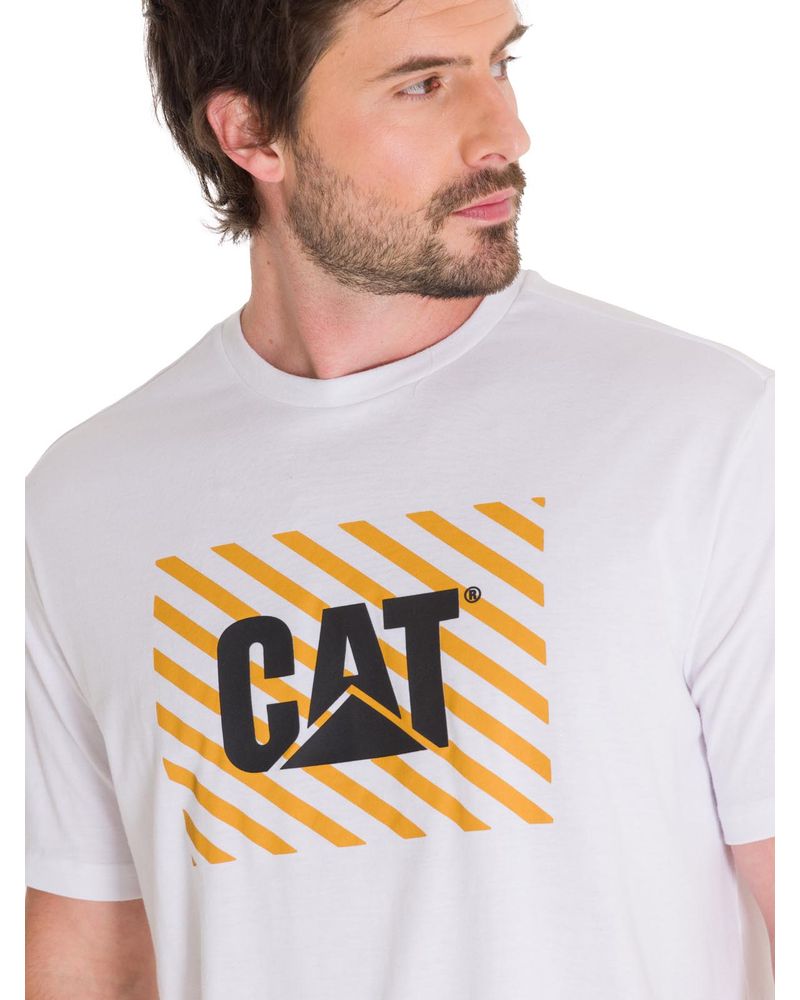 Polera-Manga-Corta-Hombre-EVERYDAY-WORKWEAR-GRAPHIC-TEE-Blanca-Cat