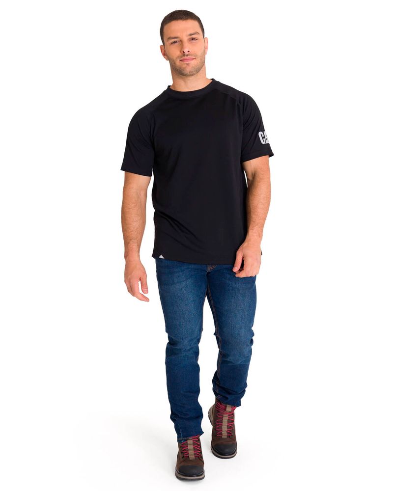 Polera-Manga-Corta-Hombre-LIGHTWEIGHT-COOLING-S-S-CREW-TEE-Negra-Cat