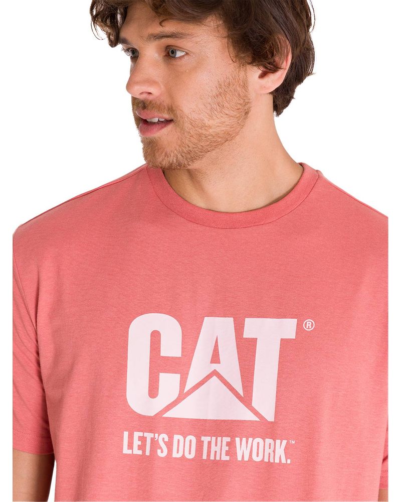 Polera-Manga-Corta-Casual-Unisex-DO-THE-WORK-GRAPHIC-TEE-Rosada-Cat