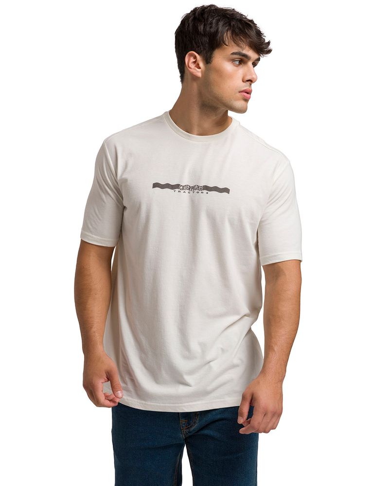 Polera-Manga-Corta-Casual-Hombre-PROJECTS-GRAPHIC-TEE-Perla-Cat