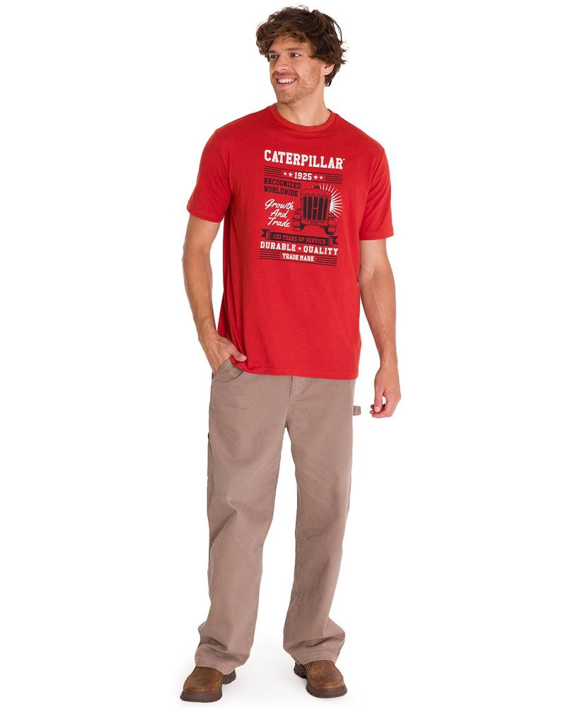 Polera-Manga-Corta-Casual-Hombre-CENTENNIAL-100-YEARS-GRAPHIC-TEE--Roja-Cat