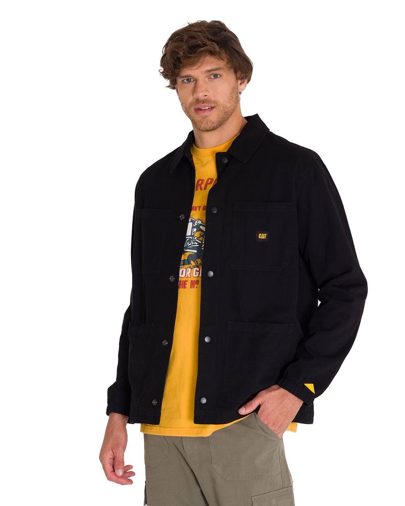 Chaqueta-Manga-Larga-Hombre-SNAP-FRONT-COACH-Negra-Cat