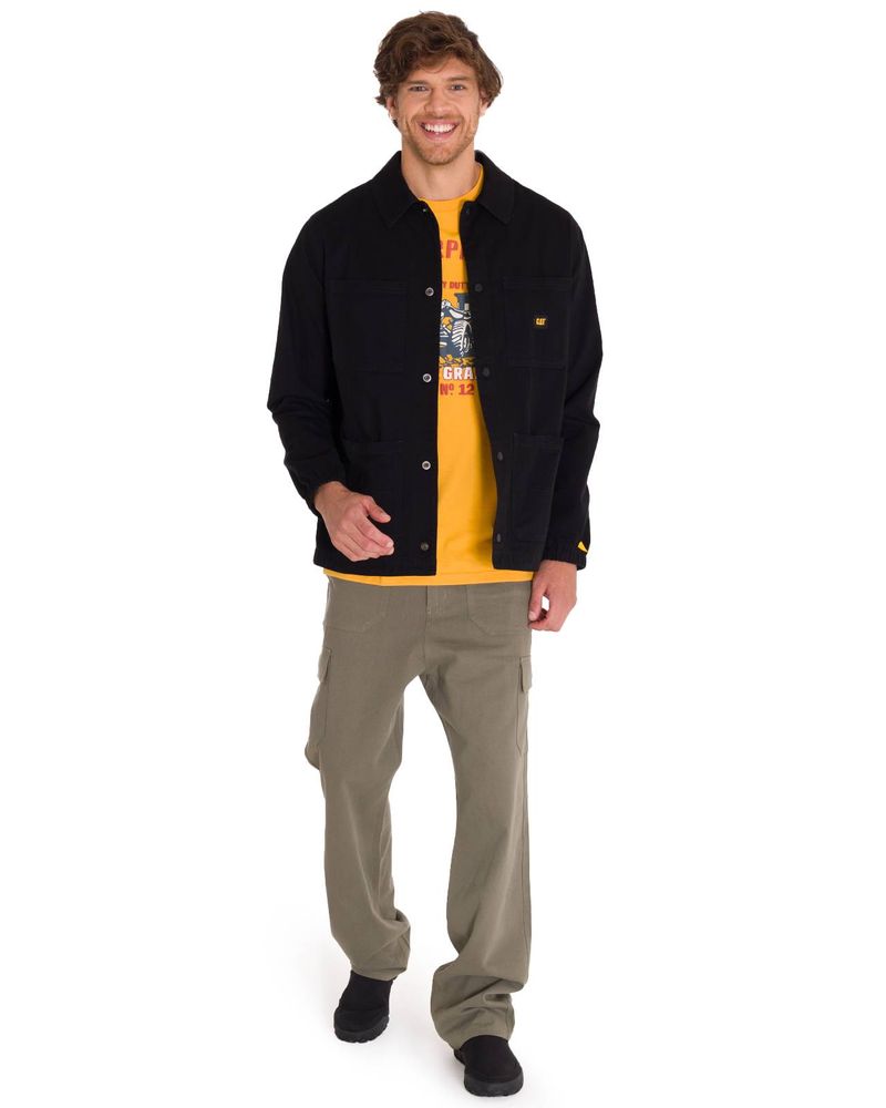 Chaqueta-Manga-Larga-Hombre-SNAP-FRONT-COACH-Negra-Cat