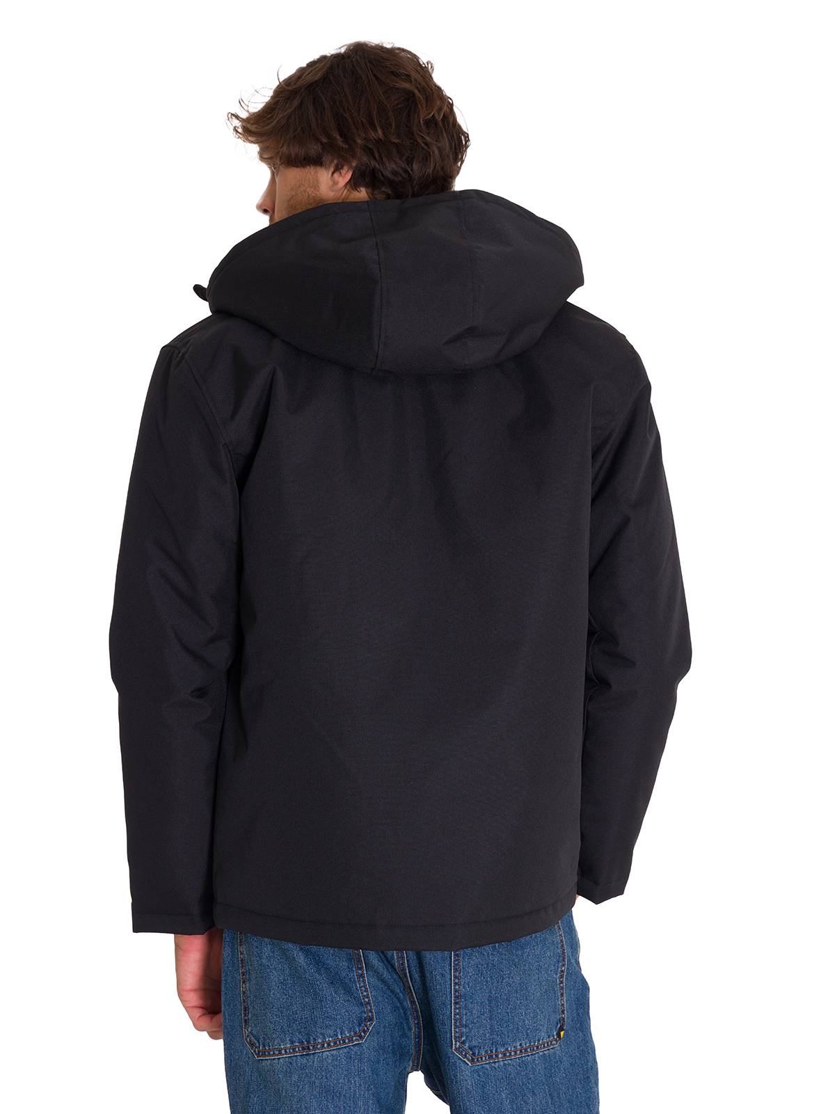 Chaqueta Manga Larga Hombre HEAVYWEIGHT INSULATED HOODED WORK JACKET Negra Cat