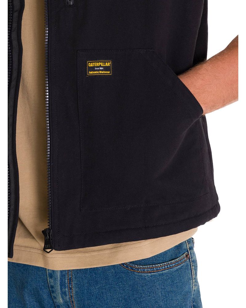Chaqueta-Sin-Mangas-Hombre-UTILITY-SHERPA-LINED-VEST-Negra-Cat