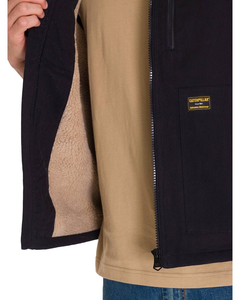 Chaqueta-Sin-Mangas-Hombre-UTILITY-SHERPA-LINED-VEST-Negra-Cat