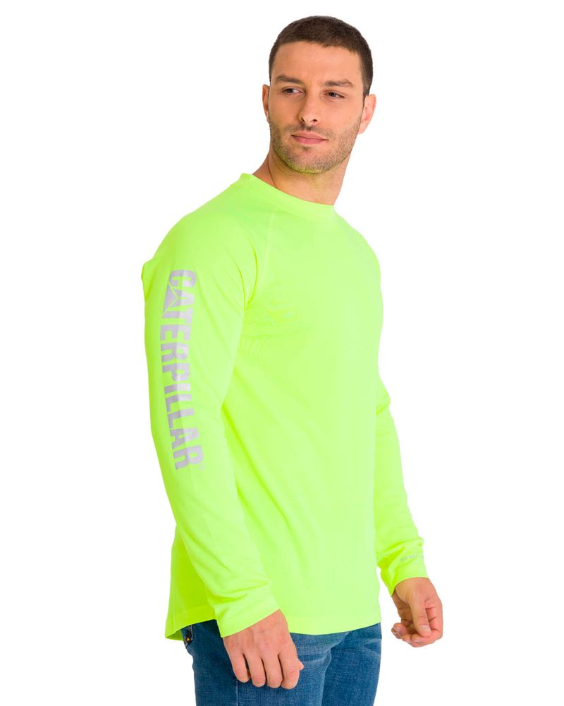 Polera-Manga-Larga-Hombre-LIGHTWEIGHT-COOLING-L-S-CREW-TEE-Lima-Cat