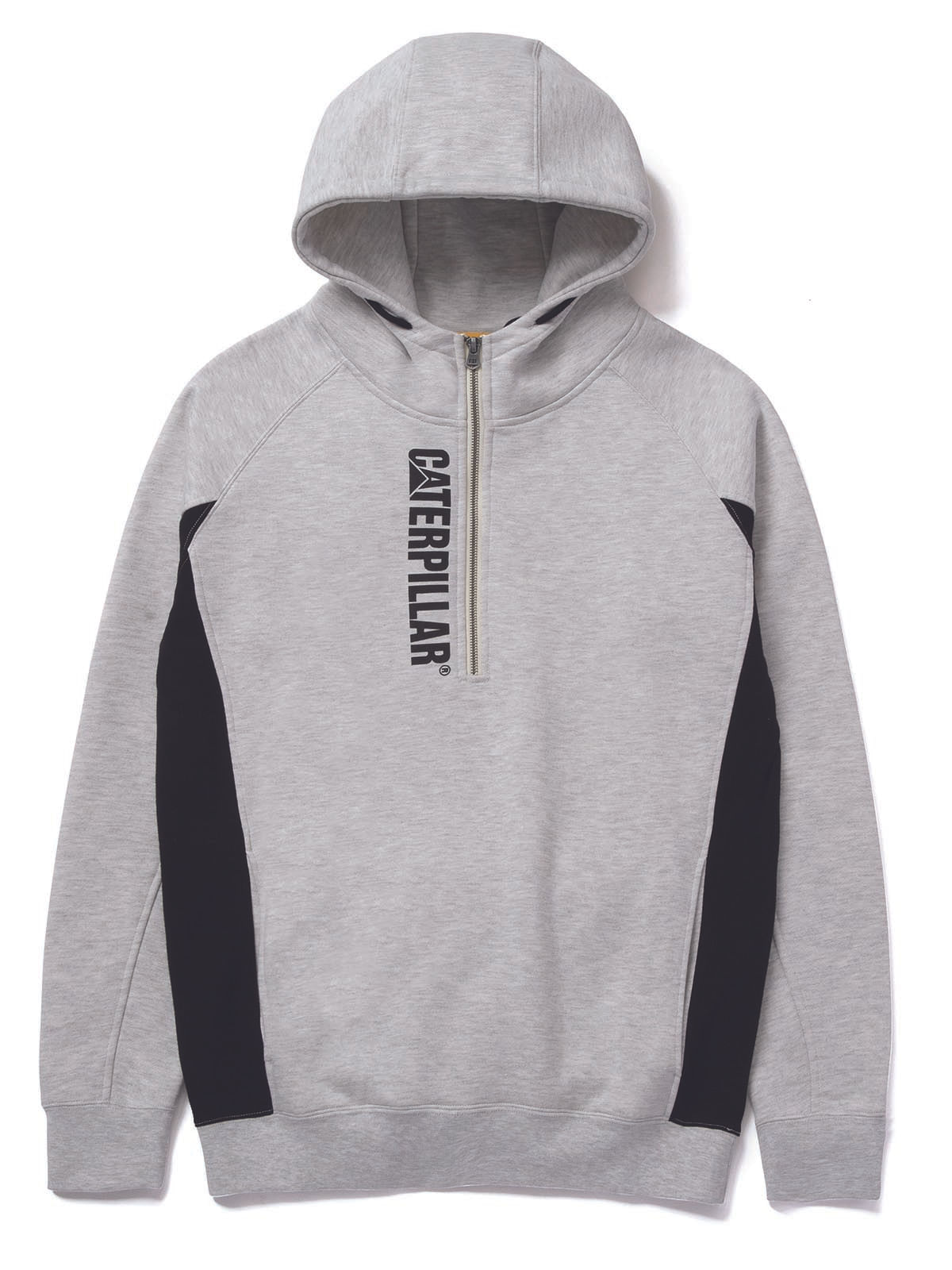 Polerón Manga Larga Hombre Thompson Quarter Zip Hoodie Gris Cat