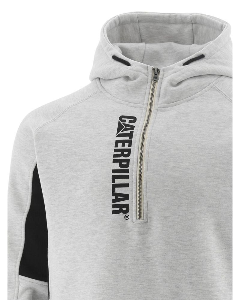 Poleron-Manga-Larga-Hombre-Thompson-Quarter-Zip-Hoodie-Gris-Cat