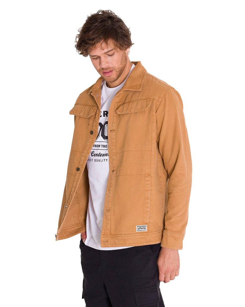 Chaqueta-Manga-Larga-Hombre-Heritage-Uniform-Twill-Shirt-Caramelo-Cat