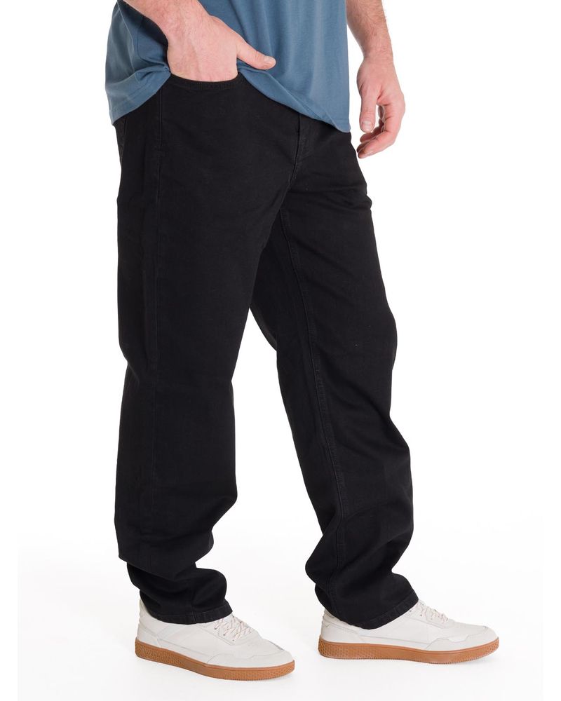 Jeans-Stretch-Hombre-Triblend-Denim-Original-Negro-Cat