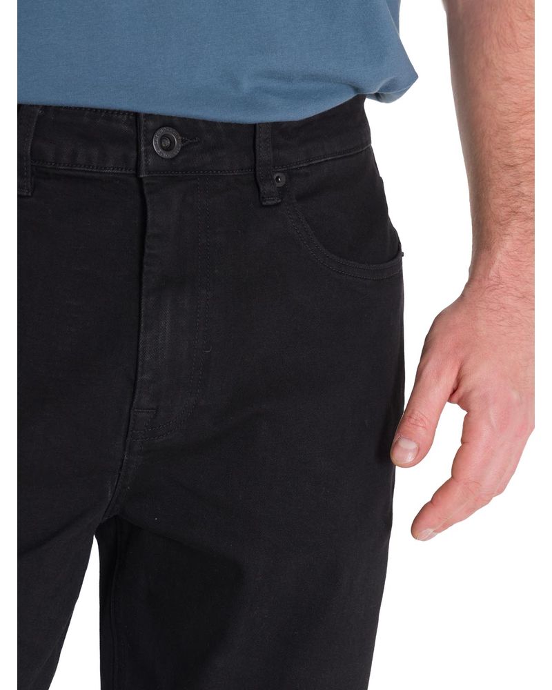 Jeans-Stretch-Hombre-Triblend-Denim-Original-Negro-Cat