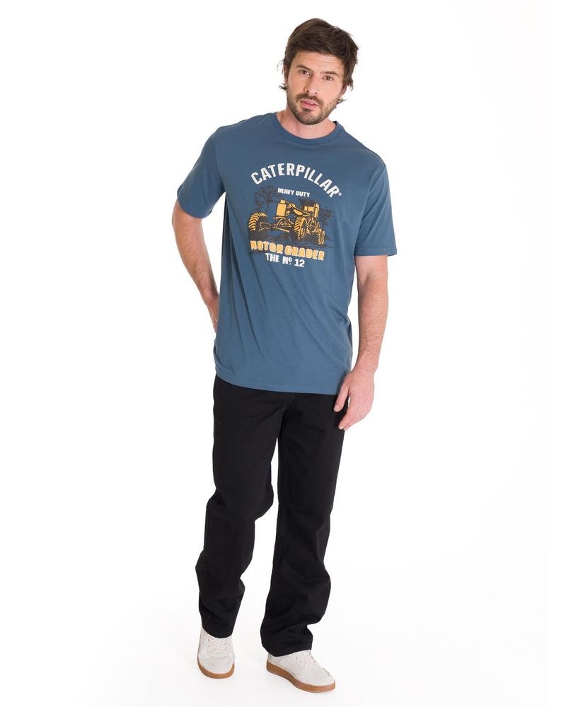 Jeans-Stretch-Hombre-Triblend-Denim-Original-Negro-Cat