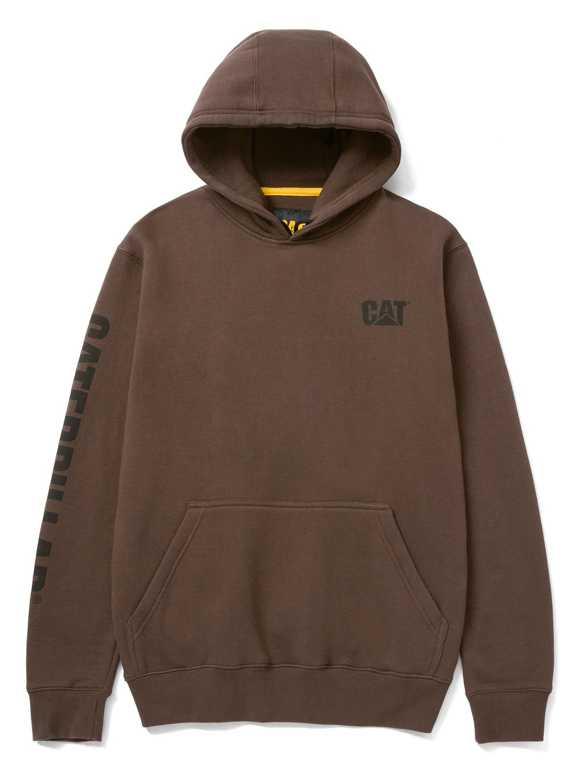 Polerón Manga Larga Hombre Trademark Banner Hooded Café Oscuro Cat