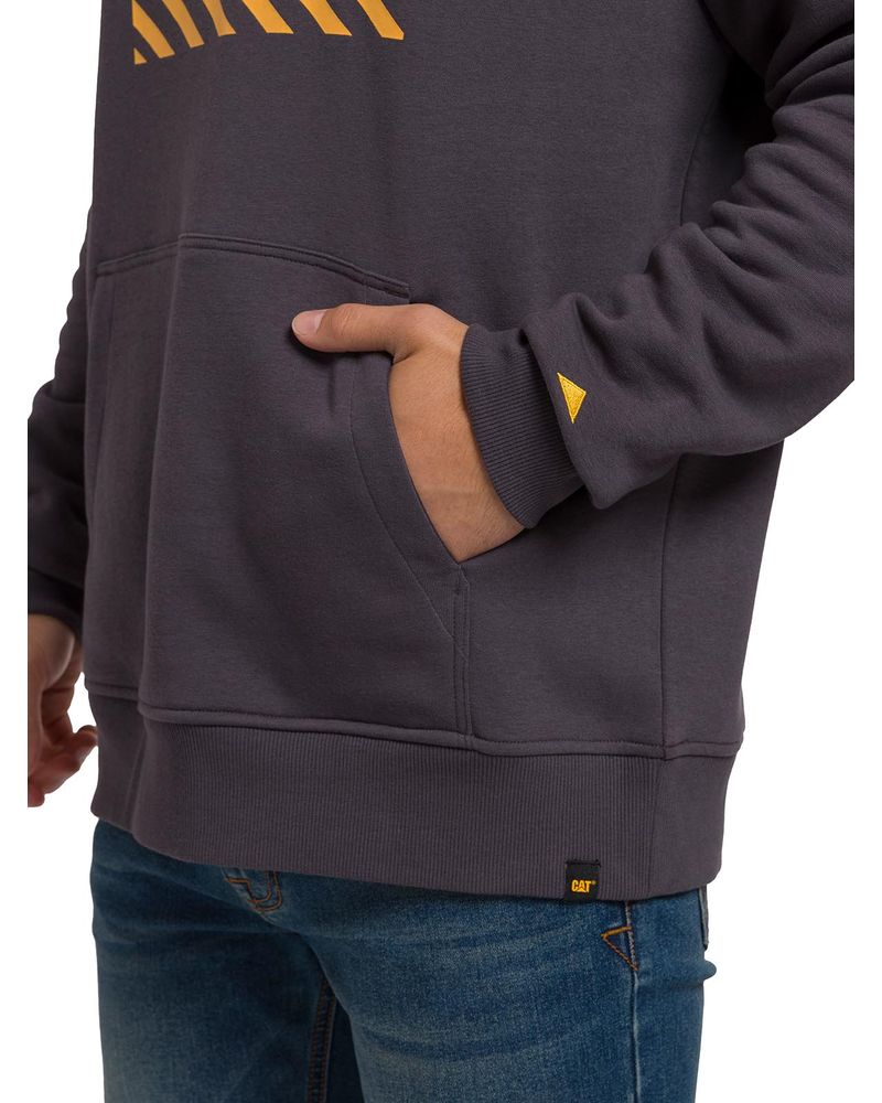 Poleron-Manga-Larga-Unisex-Graphic-Pullover-Hoodie-Gris-Oscuro-Cat