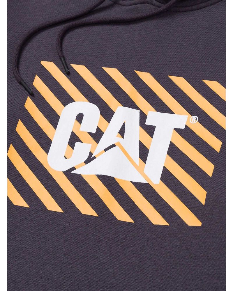 Poleron-Manga-Larga-Unisex-Graphic-Pullover-Hoodie-Gris-Oscuro-Cat