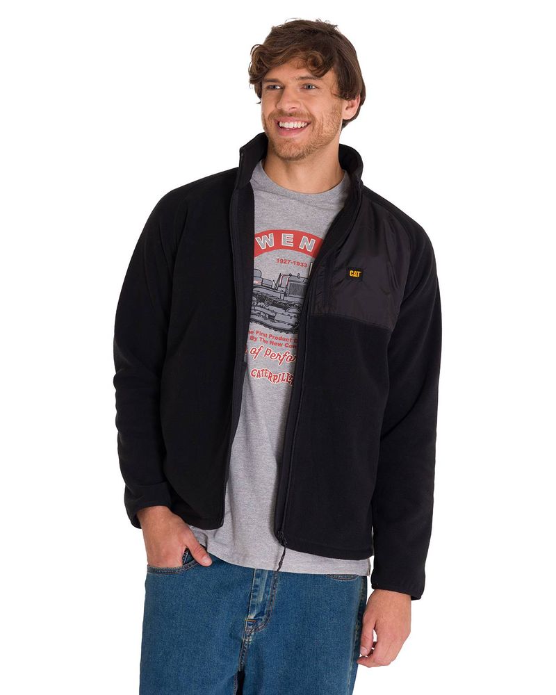 Polar-Manga-Larga-Hombre-Fleece-Full-Zip-Negro-Cat