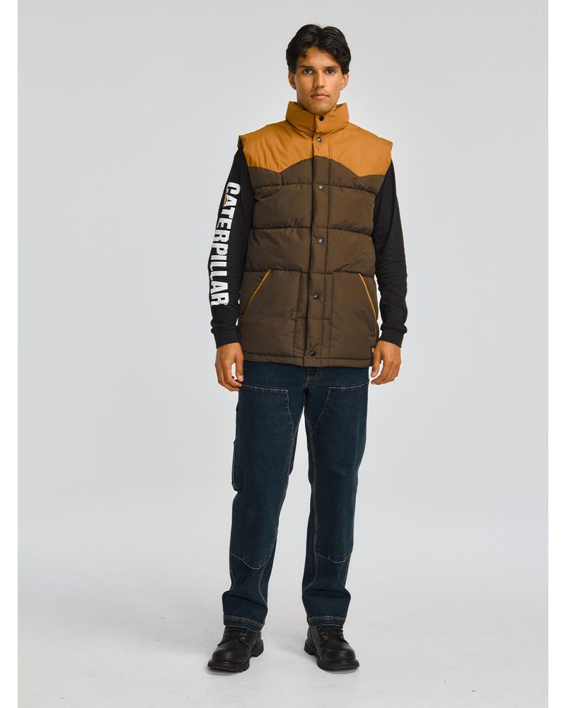 Parka-Sin-Mangas-Hombre-Big-Sky-Puffer-Vest-Cafe-Oscuro-Cat
