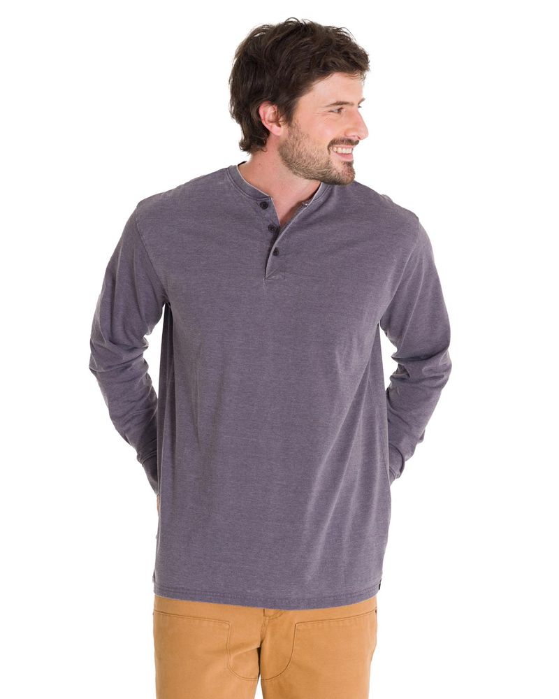 Polera-Manga-Larga-Hombre-Burnout-L-S-Henley-Gris-Oscuro-Cat