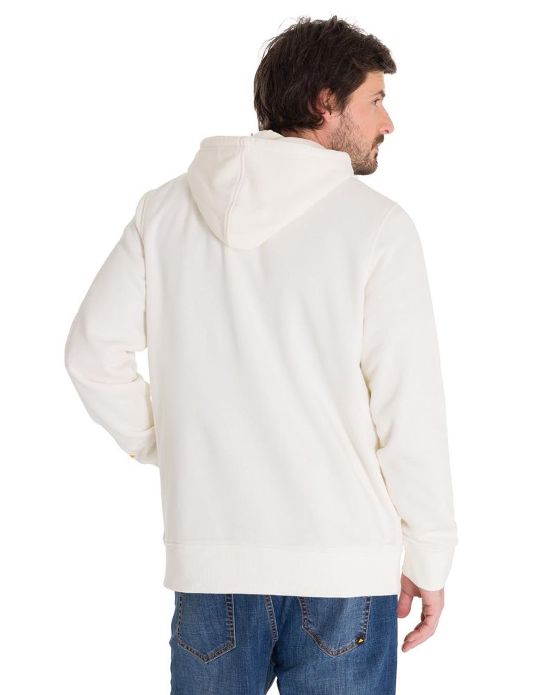 Poleron-Manga-Larga-Unisex-Fleece-Cat-Logo-Pullover-Hoodie-Perla-Cat