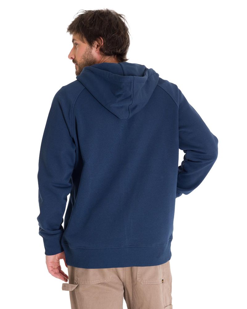 Poleron-Manga-Larga-Hombre-Fleece-Cat-Full-Zip-Hoodie-Azul-Petroleo-Cat