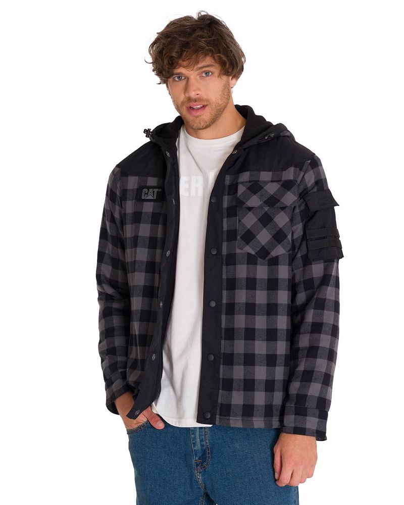 Chaqueta-Manga-Larga-Hombre-Sequoia-Shirt-Gris-Oscuro-Cat