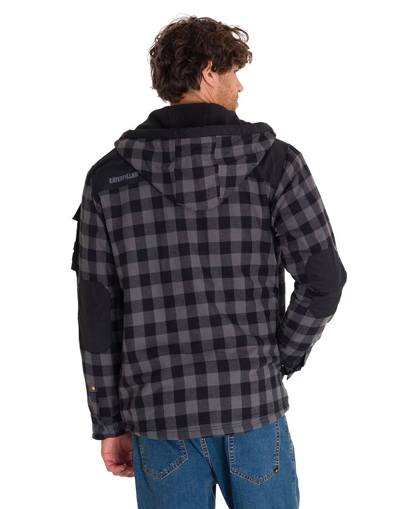 Chaqueta-Manga-Larga-Hombre-Sequoia-Shirt-Gris-Oscuro-Cat