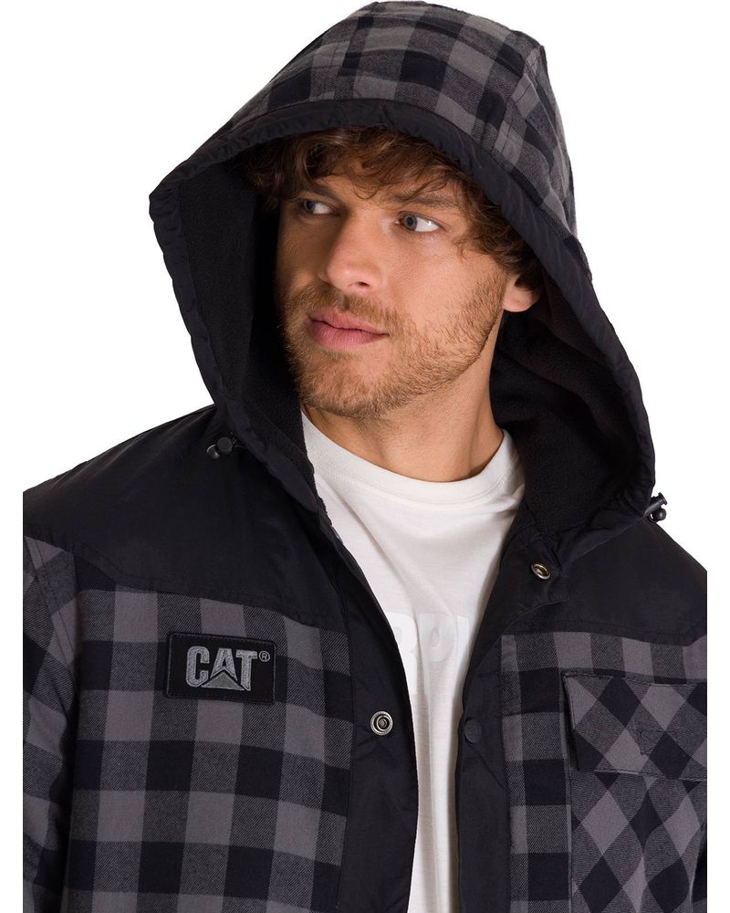 Chaqueta-Manga-Larga-Hombre-Sequoia-Shirt-Gris-Oscuro-Cat