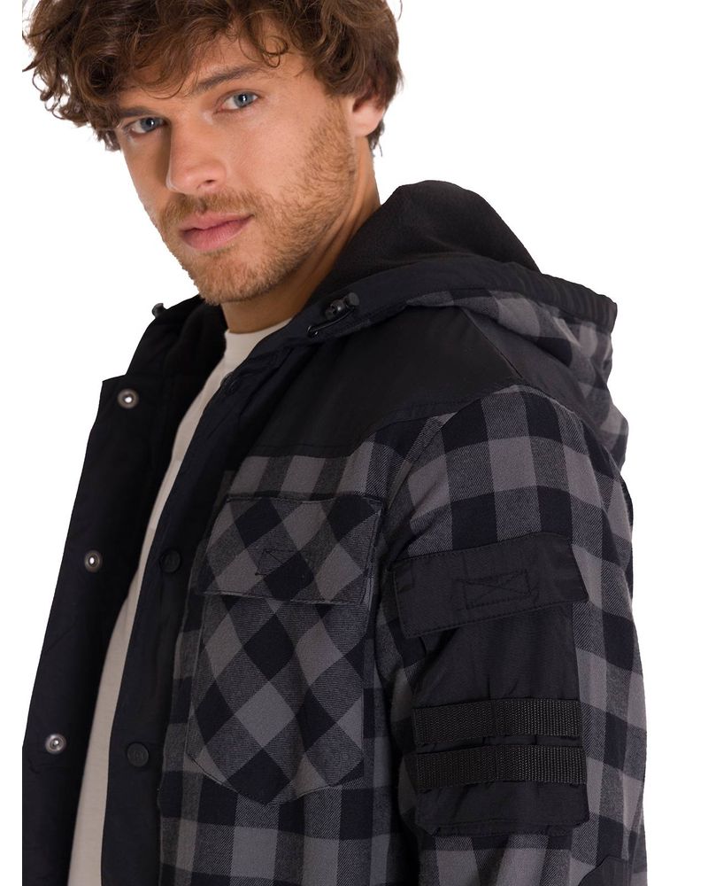 Chaqueta-Manga-Larga-Hombre-Sequoia-Shirt-Gris-Oscuro-Cat