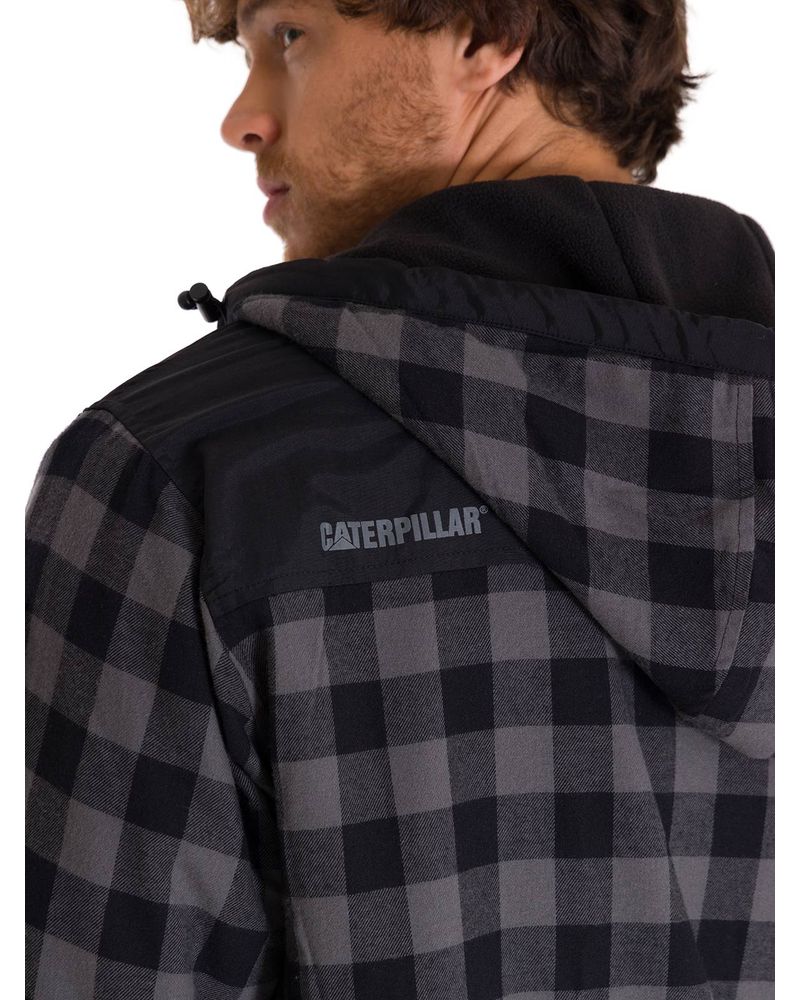 Chaqueta-Manga-Larga-Hombre-Sequoia-Shirt-Gris-Oscuro-Cat