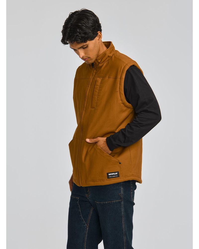 Chaqueta-Sin-Mangas-Hombre-Sherpa-Lined-Vest-Bronce-Cat