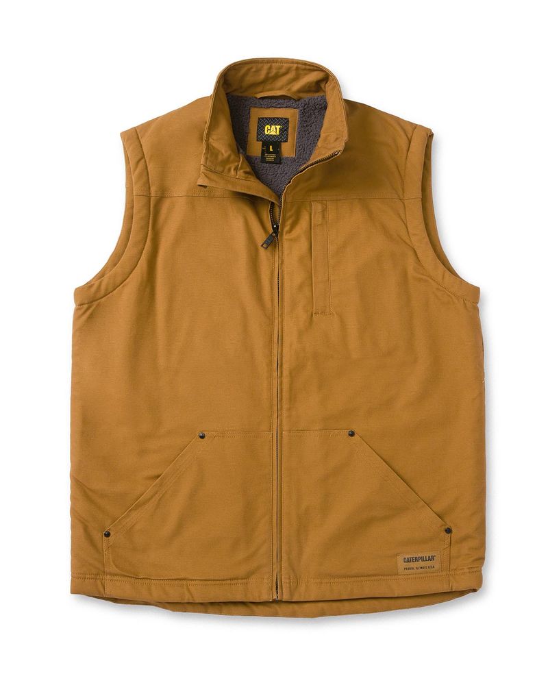 Chaqueta-Sin-Mangas-Hombre-Sherpa-Lined-Vest-Bronce-Cat