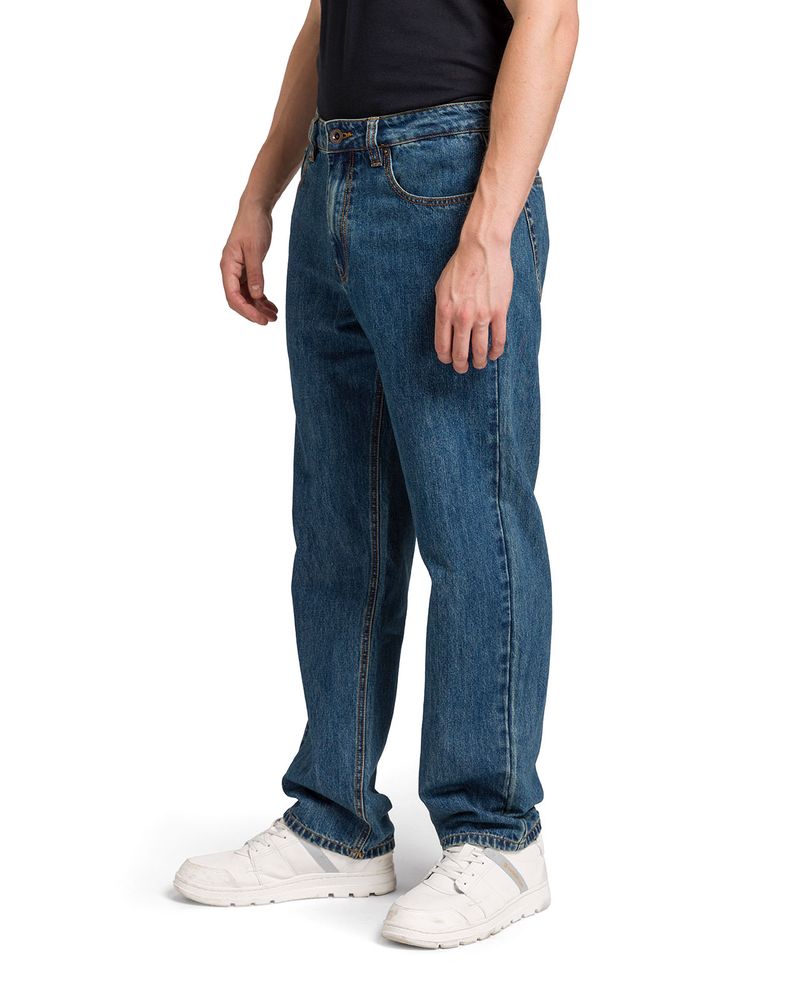 Jeans-Recto-Hombre-Rigid-Denim-Straight-Azul-Marino-Cat
