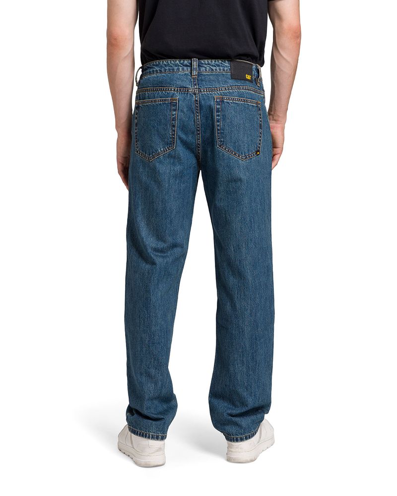 Jeans-Recto-Hombre-Rigid-Denim-Straight-Azul-Marino-Cat