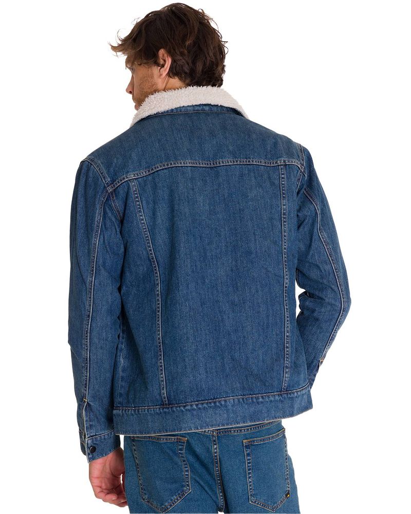 Chaqueta-Manga-Larga-Unisex-Sherpa-Lined-Work-Denim-Cat