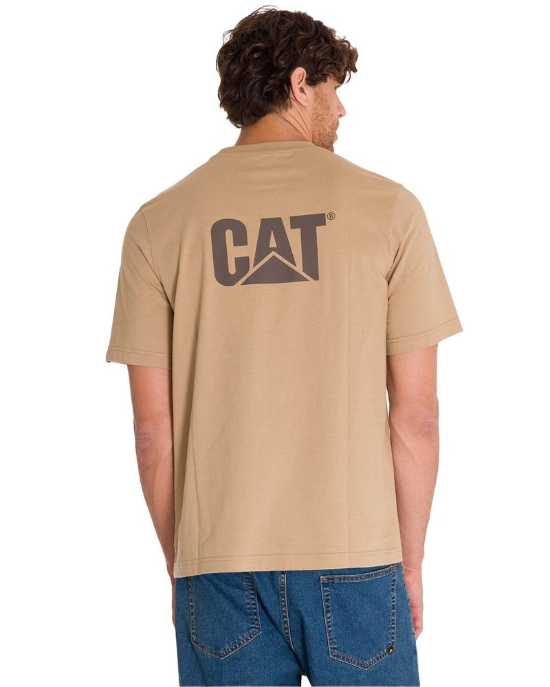 Polera-Manga-Corta-Casual-Hombre-TRADEMARK-TEE-Cafe-Clara-Cat
