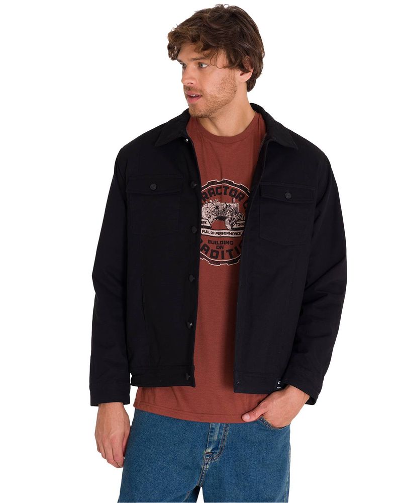 Chaqueta-Manga-Larga-Hombre-Trucker-Negra-Cat