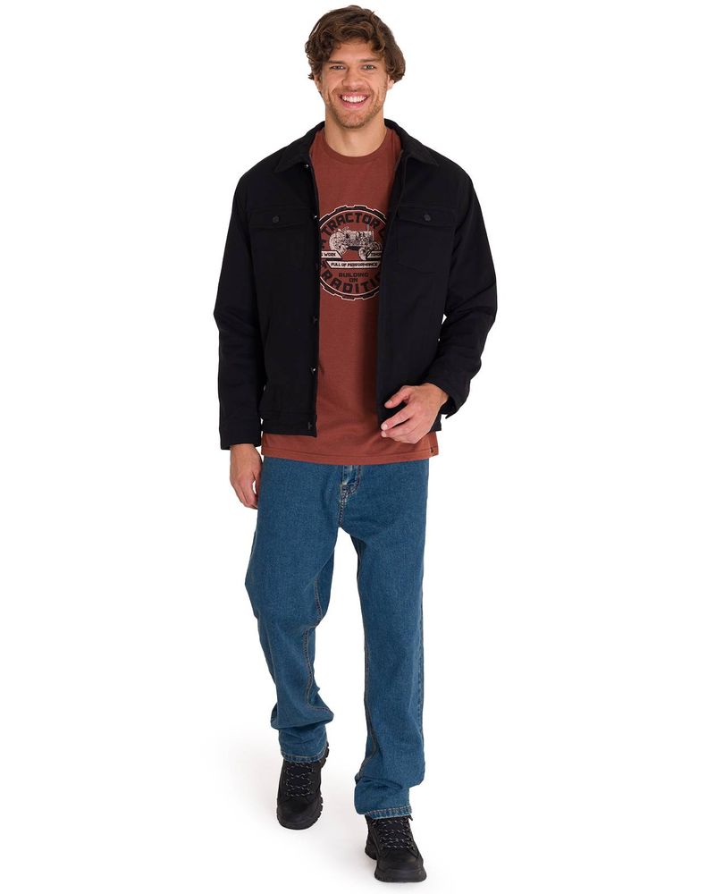 Chaqueta-Manga-Larga-Hombre-Trucker-Negra-Cat