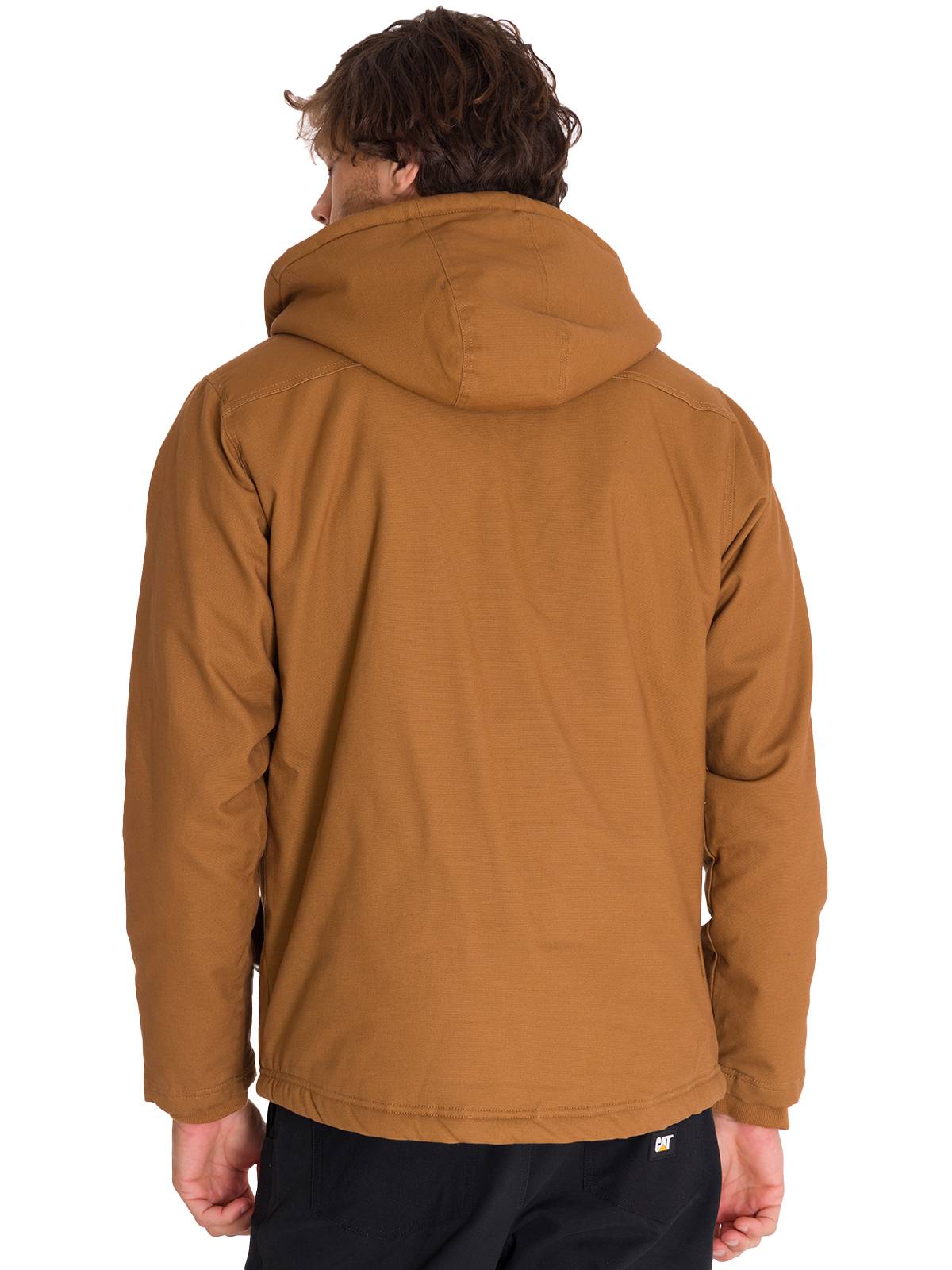 Chaqueta Hombre Hooded Sherpa Bronze Cat