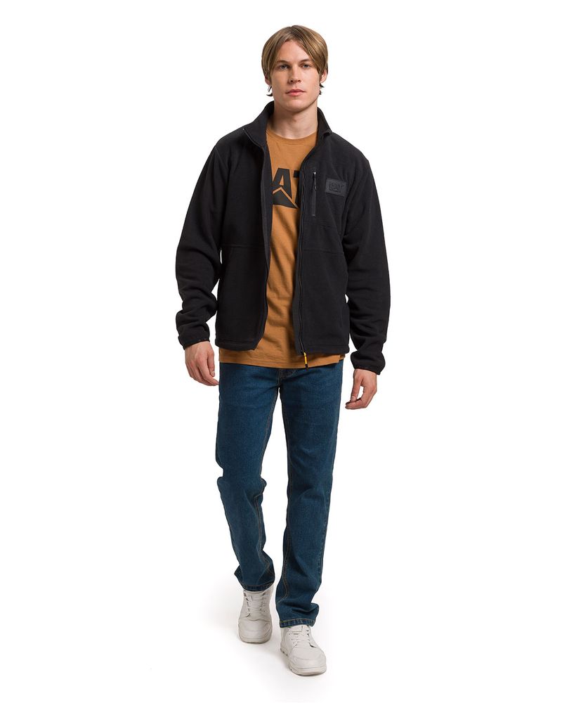 Polar-Hombre-Microfleece-Full-Zip-Negro-CAT