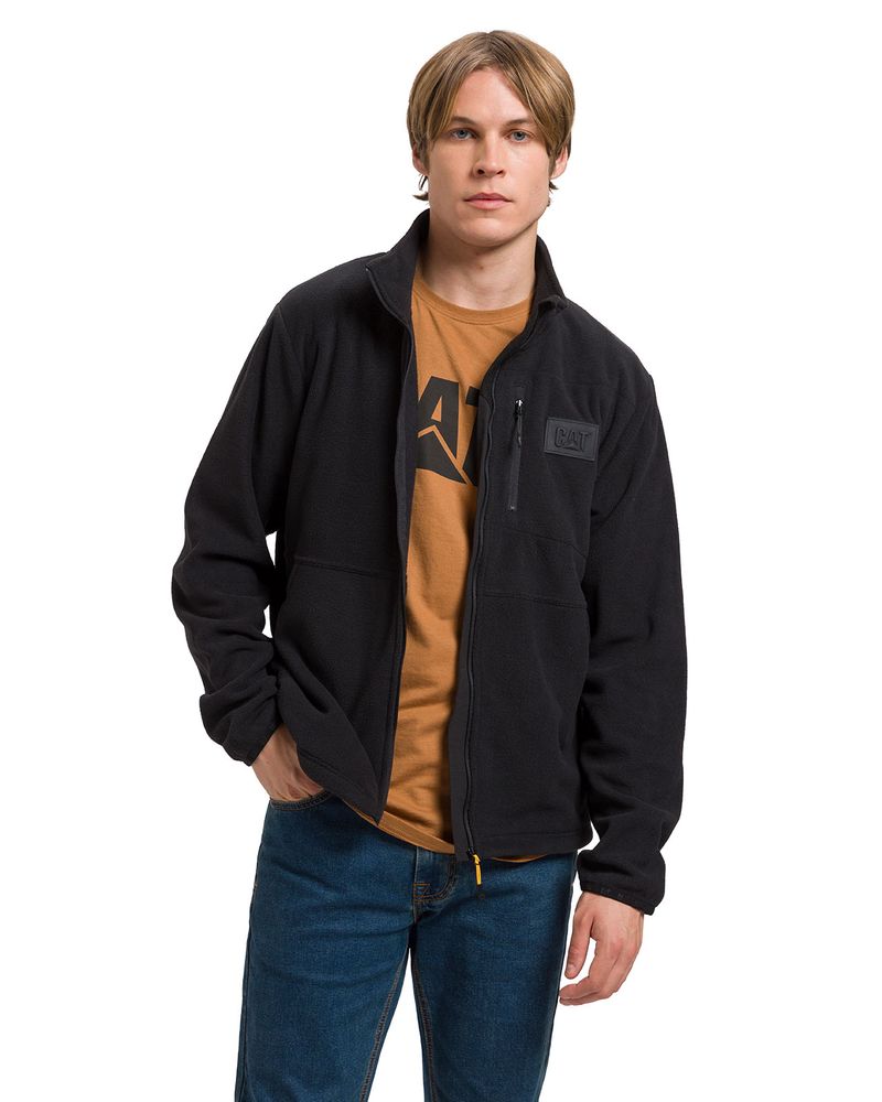 Polar-Hombre-Microfleece-Full-Zip-Negro-CAT