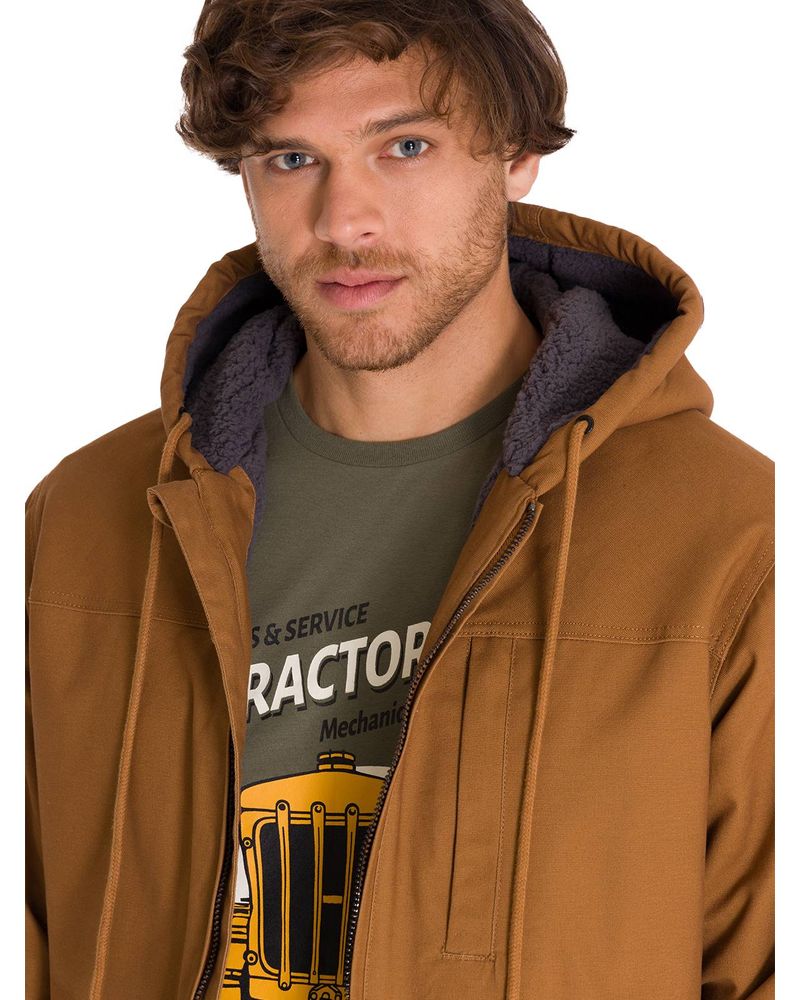 Chaqueta-Hombre-Hooded-Sherpa-Bronze-Cat