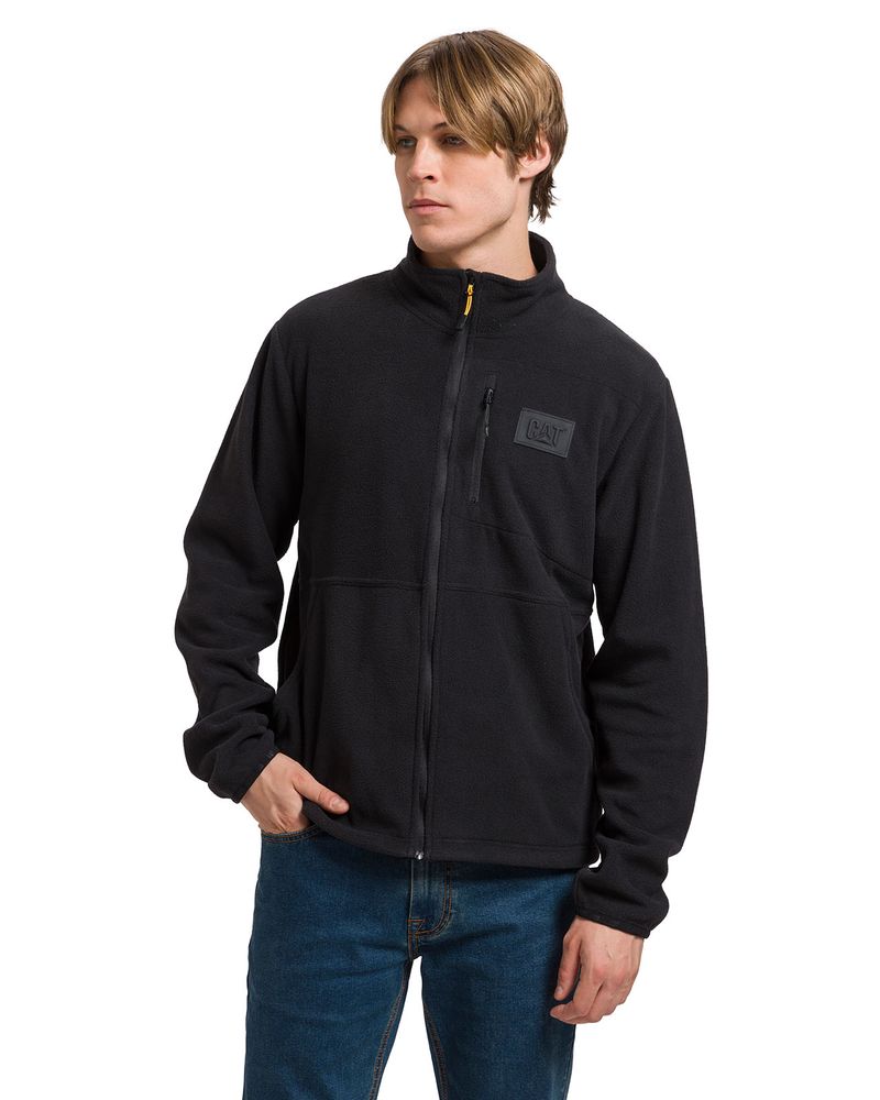 Polar-Hombre-Microfleece-Full-Zip-Negro-CAT