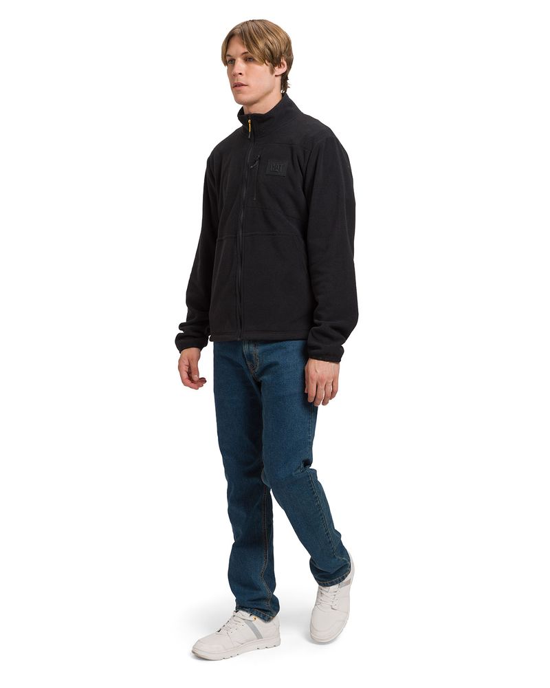 Polar-Hombre-Microfleece-Full-Zip-Negro-CAT