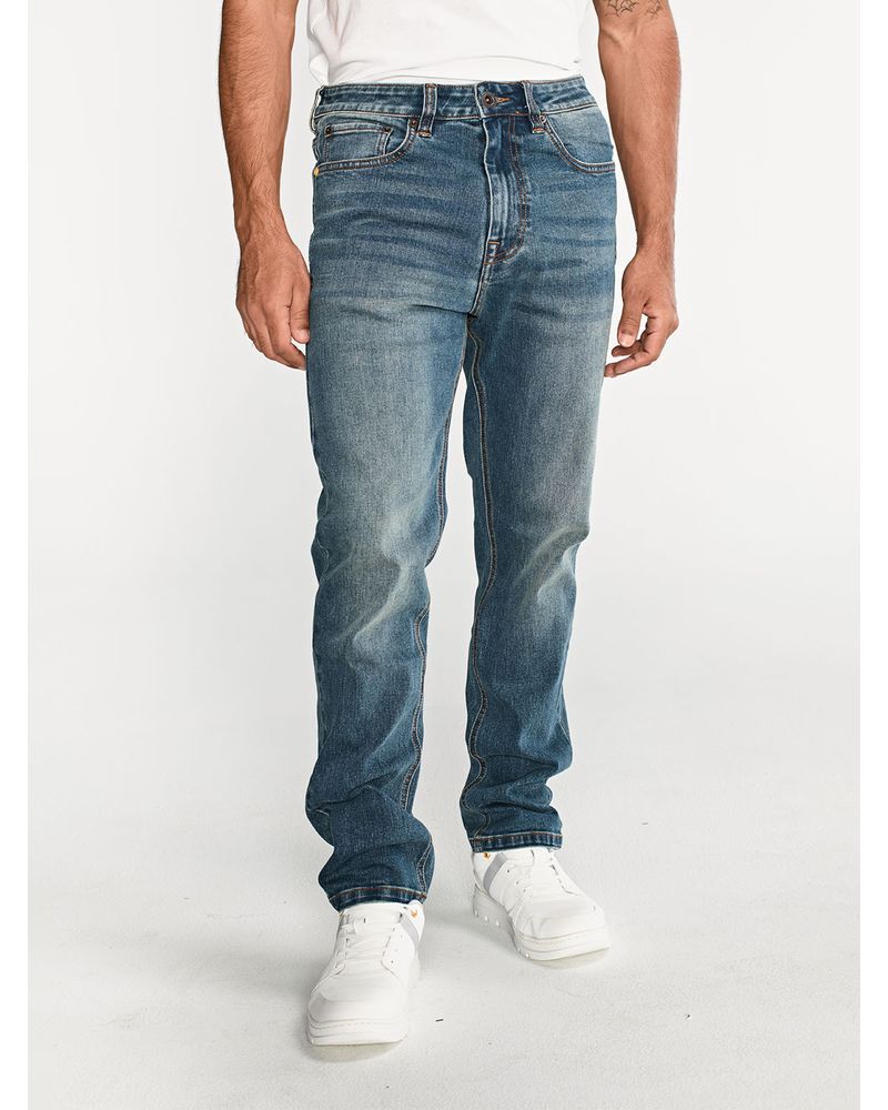 Jeans-Rectos-Hombre-Eco-Stretch-Azul-Cat